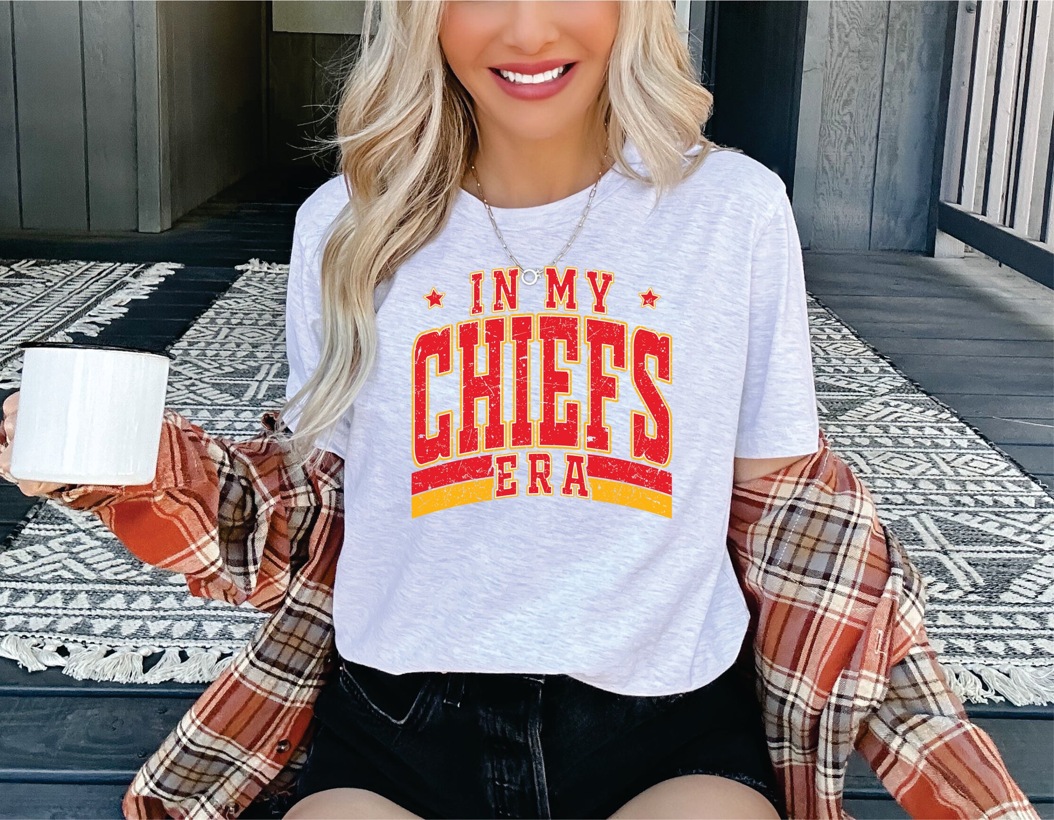 In My KC Chief Era Shirt In My Chiefs Era Taylor Swift 87 Sweatshirt Kansas  City Football T Shirt Taylor Travis T-Shirt America Football - Trendingnowe