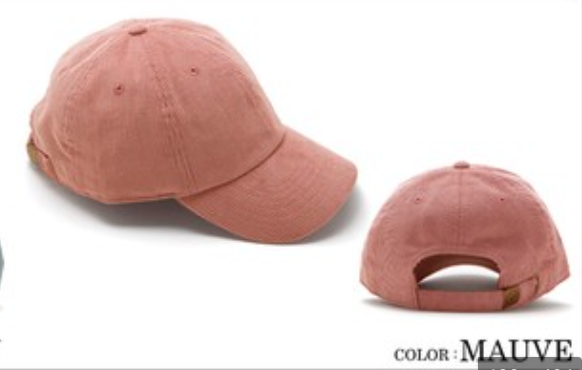 Newhattan Mauve Corduroy Cap