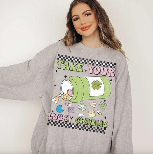 Take Your Lucky Charms T-Shirt or Crew Sweatshirt