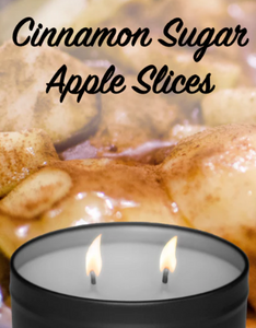 Flickers Cinnamon Sugar Apple Slices Tin Candle