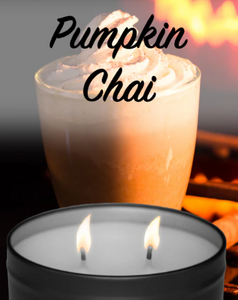 Flickers Pumpkin Chai Tin Candle