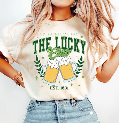 The Lucky Club T-Shirt or Crew Sweatshirt