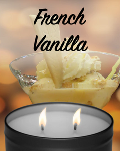 Flickers French Vanilla Tin Candle