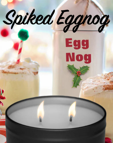 Flickers Spiked Eggnog Tin Candle