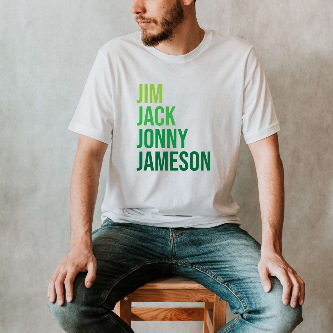 Jim Jack Jonny Jameson T-Shirt or Crew Sweatshirt