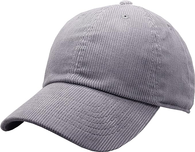 Newhattan Blue Grey Corduroy Cap