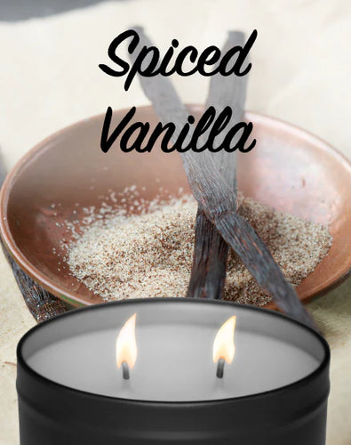 Flickers Spiced Vanilla Tin Candle