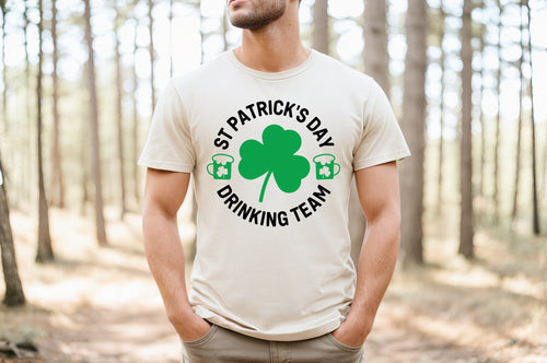 St. Patrick's Day Drinking Team T-Shirt or Crew Sweatshirt