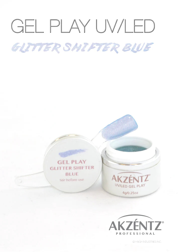 Akzentz Gel Play - Glitter Shifter Blue